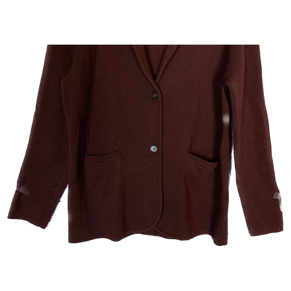 Sold - J Crew 100% Merino Wool Cardigan Sweater Blazer - Picture 7 of 13